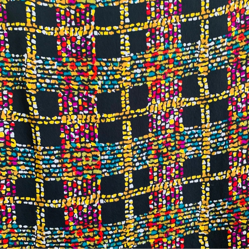 Talbots Black Multicolor Patterned Sleeveless Sil… - image 6